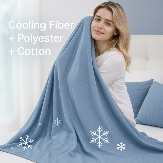 1PC Cooling Blanket for Hot Sleepers Lightweight