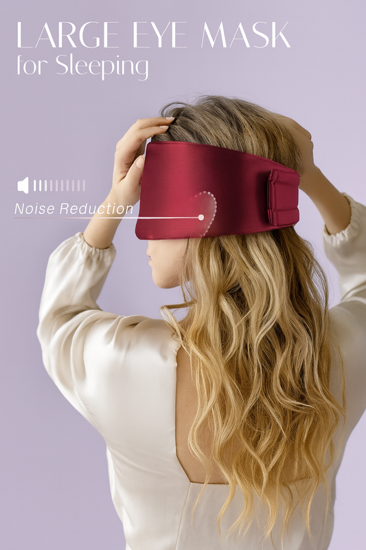 Silk Sleep Mask Soft Pressureless Sleeping Mask 100% Mulberry Silk for Eye