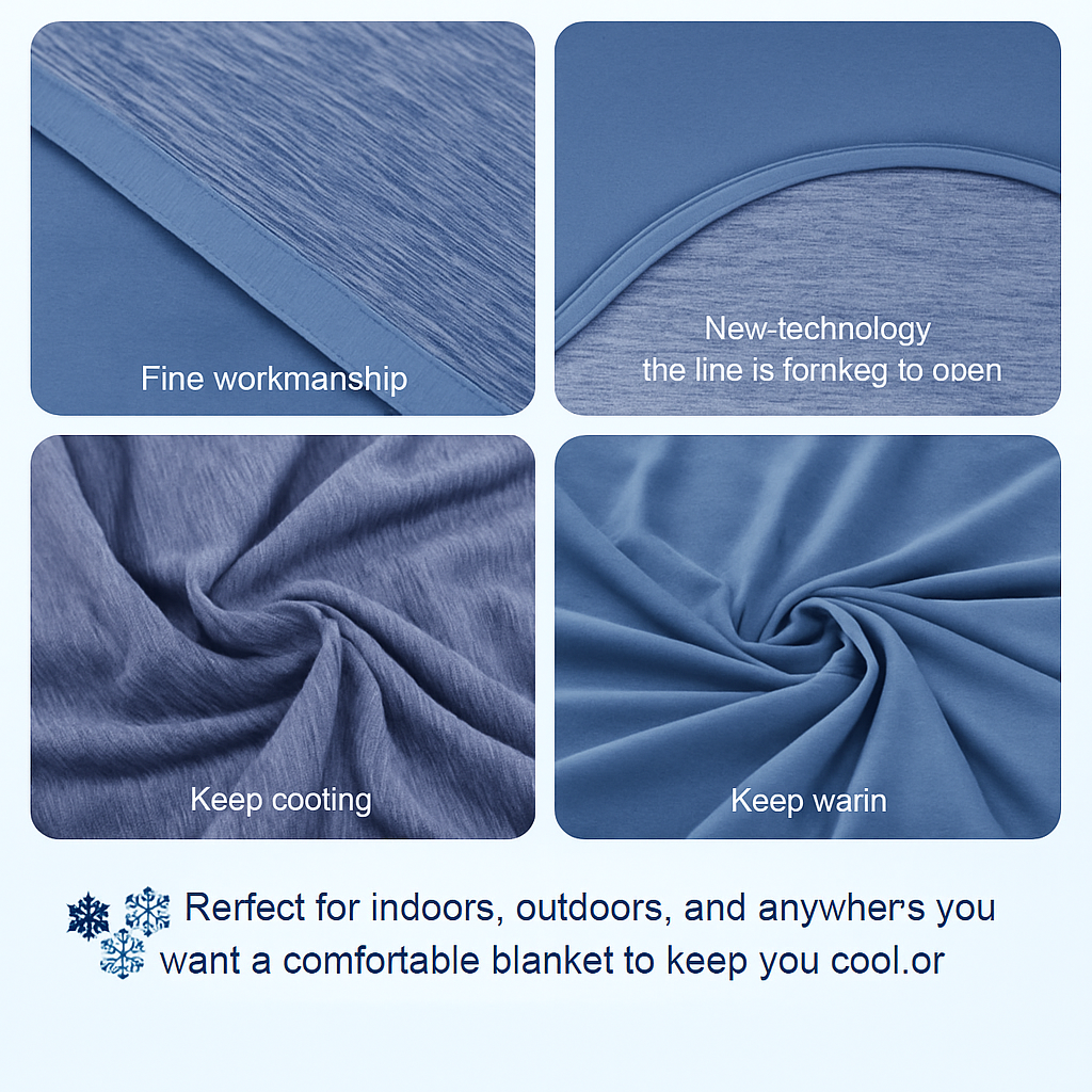 1PC Cooling Blanket for Hot Sleepers Lightweight