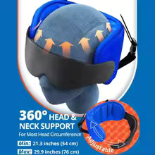 3D Contoured Travel Pillow 100%