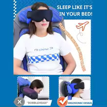 3D Contoured Travel Pillow 100%